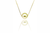 Solo Gold Pearl Necklace