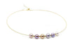 Orbit Metallic Freshwater Gem Pearls Necklace-Kyllonen