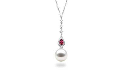 Serenity South Sea White Pearl Pendant-Kyllonen