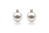Diamond White South Sea Earrings-Kyllonen